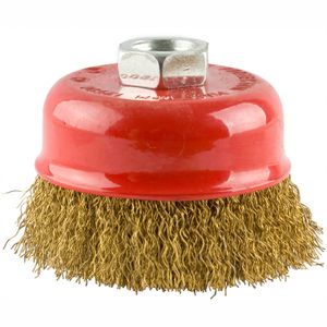 Wire Cup Brush Crimped 75mmxm14 Bulk